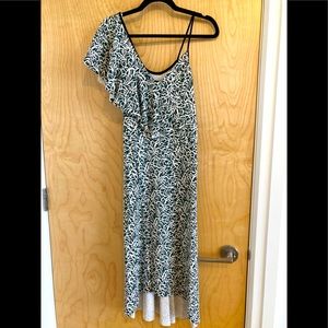 Club Monaco asymmetrical stretchy dress